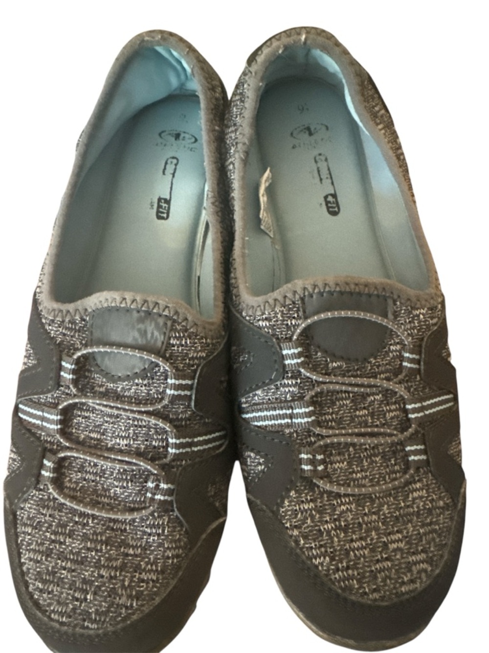 Comfort fit Casual Slip-On Women’s Shoe in Gray - Lightweight Comfort SZ 9.5